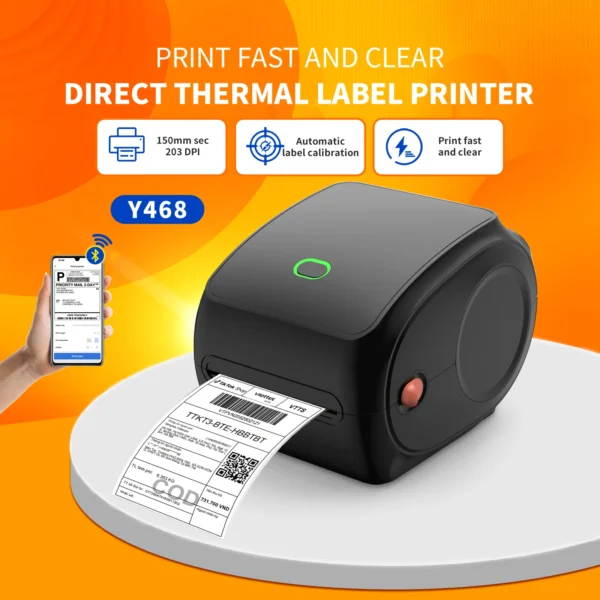Thermal Barcode Shipping Label Printers 4 Inch 110mm